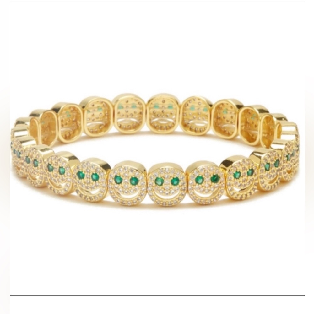 Lisa Gozlan The Happy Face Bracelet - The Pave